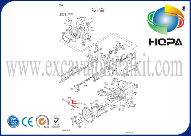 Suku Cadang Excavator Hitachi EX200-2 EX200-3 4444902 Sensor Sudut