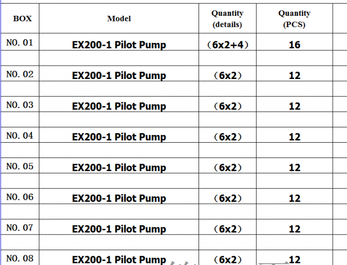 EX200-1 Pilot Pump